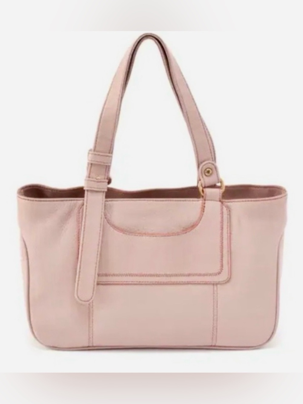 HOBO Pebbled Leather Tote in Dusty‎ Rose